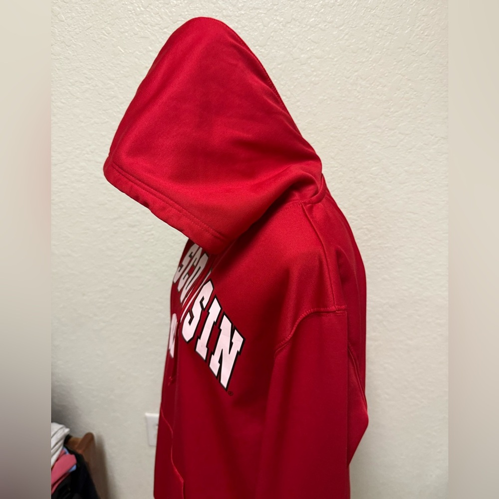Campus Heritage Red University of Wisconsin Hoodie - Picture 9 of 16